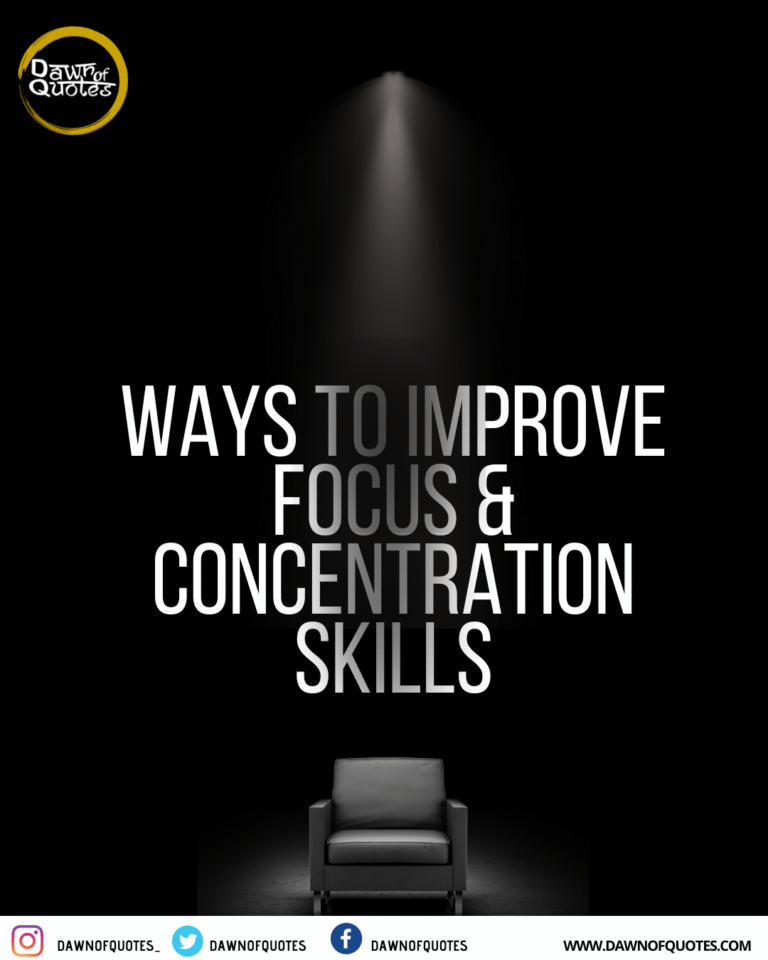 Top 10 Ways to Improve Focus & Concentration Skills