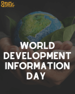 Empowering the World through Information: World Development Information Day