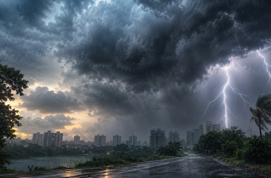 IMD Weather Alert: Heavy Rain & Thunderstorm Warning…